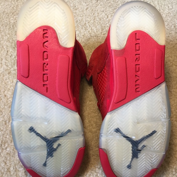 Jordan 5 Retro Red Suede - Picture 4 of 4